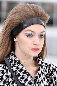 Purple Eyebrows Gold Lip Cuffs And More Of The Best Outrageous Makeup Trends From Paris Fashion Week Runway Hair Course Hair Makeup Trends