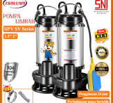 Tsolumy Pompa Celup Air Bersih Kotor 200w,370w,550w,750w,950w SVF OTOMATIS  Stainless Pompa Air Kotor