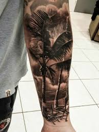Palm Tree Tattoo Sleeve Tat 40 Ideas In 2020 Tree Sleeve Tattoo Beach Tattoo Sleeve Tattoos