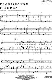 Ein Bisschen Frieden Klavier Gesang Pdf Noten Klick Auf Die Trio Noten Um Reinzuhoren Noten Zum Download Fur Verschi Musik Gitarre Klavier Gesang