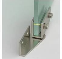 Charnière de porte en verre non perforée en alliage de zinc ...