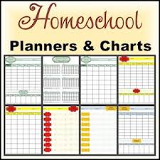 free homeschool planners and charts back to school to