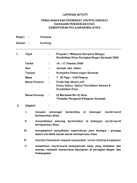 Objektif program… contoh format lapora n dokumenta si. Contoh Laporan Aktiviti Pemulihan Khas Jpn