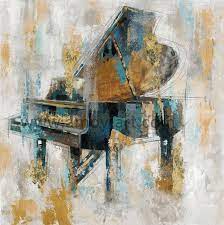 Watercolor painting oil painting abstract art landscape painting, painting, texture, blue png. China Handmade Abstract Piano Canvas Paintings For Wall Decor China Oil Painting And Home Furniture Price
