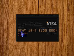 Some newer credit cards have been changing the traditional layout, and instead putting some or all of the information on the back of the card only. Credit Card Design Josh Petersel