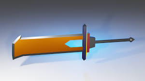 I made a low poly Marcus inspired sword in blender : r/ShadowFightArena