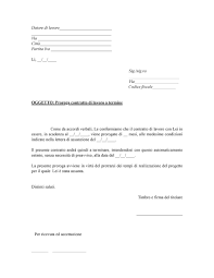 Proroga Tempo Determinato Cm Data