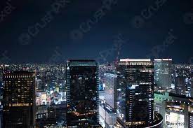 Der japaner motoyashi hirono fuhr von 1966 bis zu seinem tod 2010 ein käfer cabrio. Nacht Skyline Der Osaka Stadt Umeda Himmelsgebaude In Japan Foto Vorratig Crushpixel