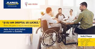 Autorităţile şi instituţiile publice, persoanele juridice, publice sau private, care nu angajează persoane cu handicap în condiţiile prevăzute mai sus, pot opta pentru. Ateliere Gratuite De PregÄƒtire Oferite Persoanelor Cu DizabilitÄƒÈ›i Printr Un Parteneriat Intre Flanco È™i A D Studio Portal Hr