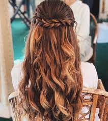 Perfect Bridal Hair Long Ombre Dark Brown To Blonde Color Wigs Rustic Wedding Hairstyles Wedding Hairstyles Bridesmaid Hair