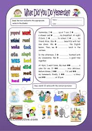 What Did You Do Yesterday Conjugaisonanglais Apprendre L Anglais Rapidement Preterit Anglais