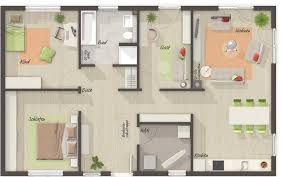 Bungalow klassiker basis außenmaße inkl. Bungalow 100 Grundriss Mit Vier Zimmern