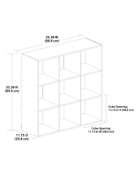 Cube organizers store away small items and clutter while looking stylish and modern. 9 Cube Organizer Shelf Walmart