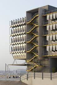Gallery Of Siemens Hq In Masdar City Sheppard Robson 4 Facade Architecture Stairs Architecture Architecture