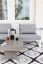 How To Create A Blissful Front Patio Color Chic In 2020 Modern Outdoor Patio Bed Bath And Beyond Timeless Furniture