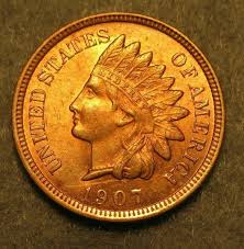 1907 Indian Head Penny Choice Bu Red United States Coin Coins Coins For Sale Indian Head