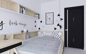 Tulislah tentang aku dengan tinta hitam atau tinta putihmu. Desain Kamar Tidur Nuansa Hitam Putih