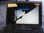 Image result for cracked-screen-dell