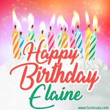 Happy Birthday Elaine Gifs Download Original Images On Funimada Com
