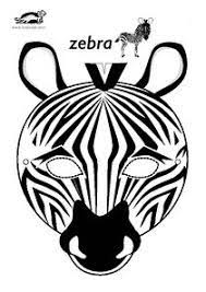 Zebra Mask Cebras Dibujos Carnaval Mascaras Para Ninos