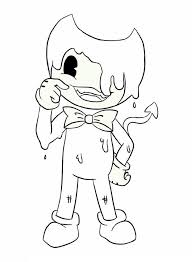Bendy coloring pages are from the video game bendy and the ink machine. The Ink Covers Almost The Face Of Bendy Coloring Pages Bendy Coloring Pages Coloring Pages For Kids And Adults