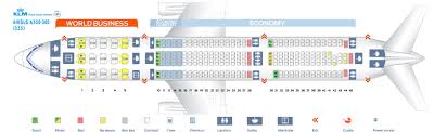 Seat Map Airbus A330 300 Klm Best Seats In The Plane