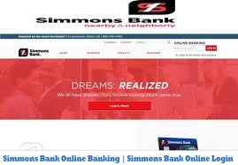 Simmons Bank Online Banking Simmons Bank Online Login Tecteem Online Login Online Banking Login