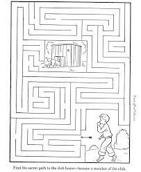 free maze printables 040