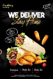 Home Delivery Food Flyer Free Psd Template 99flyers In 2020 Food Free Food Delivery Food Design