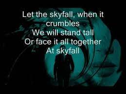 My New Favorite Song Except For The Fact That People Should Have Died In This Movie And They Didn T It Wasn T So Bad Adele Skyfall Lyrics Adele Songs Skyfall