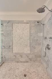 Brookhaven Ranch Expansion Traditional Bathroom Atlanta By Blake Shaw Homes Inc Herringbone Brick Pattern Mosaic Shower Tile Brick Patterns