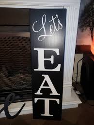 Maybe you would like to learn more about one of these? Let S Eat Wood Sign Kitchen Sign Rustic Primitive Farmhouse Decor Fixer Upper Sign Large Vertical Wall Hanging Housewarming Gift Distressed Wall Hangings Home Living Delage Com Br