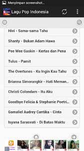 Inilah daftar 45+ lagu terbaru dari penyanyi indonesia dan mancanegara, yang wajib didengar. Kumpulan Lagu Pop Indonesia For Android Apk Download