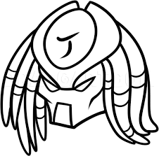 Printable alien coloring pages for kids. How To Draw Predator For Kids Step By Step Drawing Guide By Dawn Dragoart Com