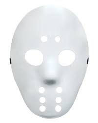 A goaltender mask, commonly referred to as a hockey mask or a goalie mask, is a mask worn by ice hockey, inline hockey, field hockey, bandy and floorball goaltenders to protect the head from injury. Jason Ice Hockey Mask Jason Voorhees Mask Horror Shop Com