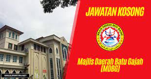 It also collects taxes from the residents such as yearly assessment fee. Jawatan Kosong Di Majlis Daerah Batu Gajah Mdbg 03 September 2019 Jawatan Kosong 2020