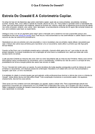 A estrela de absinto, romance publicado em 1927 e escrito antes da semana de arte moderna, entre 1917 e 1921, contém os. Estrela De Oswald Dicas Para Cabeleireiros Iniciantes By Schuelergail0515 Issuu