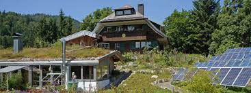 All of the furniture is made of natural wood. Haus Sonne Biohotel Im Sudschwarzwald