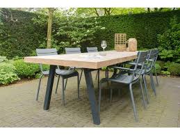 Habe einen schönen alten metalltisch für 30 eur zu verkaufen. Arendal Garten Bauholz Tisch Schragen Tischbeinen Aus Stahl Pure Wood Design