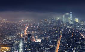 New York City At Night Cloudy Atmosphere Desktop Wallpaper We present you our collection of desktop wallpaper theme: night cloudy atmosphere desktop wallpaper