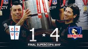 Universidad católica quiere sumar un nuevo título en sus vitrinas, cuando enfrente este domingo a colo colo por la supercopa del fútbol chileno. Universidad Catolica 1 4 Colo Colo Final Supercopa 2017 Partido Completo Youtube