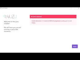 Fix Yuzu Emulator Install Destination Is Not Empty Error Youtube