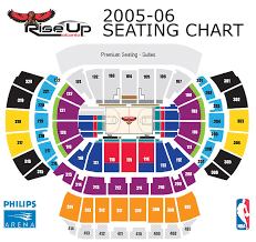 Philips Arena Layout T Mobile Seating Chart Hockey Sprint