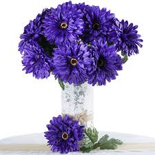 The goal is to completely cover the mechanics of the bouquet, so the wedding guests will never suspect that this isn't a true. Efavormart 28 Artificial Gerbera Daisy Bushes For Diy Wedding Bouquets Centerpieces Arrangements Party Home Decorations 10 Colors Walmart Com Walmart Com