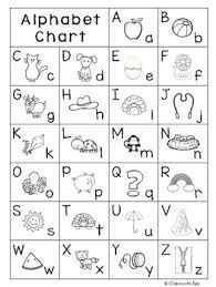 Printable alphabet chart pdf download . Alphabet Chart Freebie By Classroom Tips Store Tpt