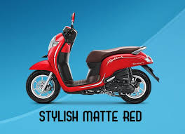 Honda Scoopy Terbaru 2019 Warna Stylish Matte Red Motorcycle Motorbike Moped Scooter Honda Honda Transmisi Otomatis Warna