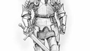 How To Draw A Knight Step By Step Tutorial Knight Step Tutorials Drawings