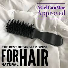 The mix of natural and nylon bristles glide through your hair like butter, and leaves no knots or tangles behind. Agrlcanmac Approved Felicia Leatherwood Detangler Brush For Natural Hair Fine Natural Hair Natural Hair Styles Detangling Brush