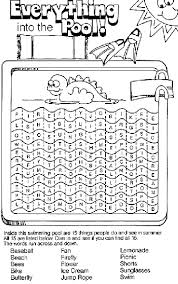 Children's book author and illustrator, melanie hope greenberg, shares this sweet pool party printable coloring page that you can pack in your pool tote. Everything In The Pool Coloring Page Crayola Com