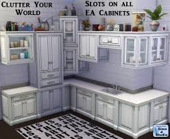 Cabinet Slot Mod For All Ea Cabinets By Om Andrew Sims 4 Studio Sims 4 Kitchen Sims House Sims House Design